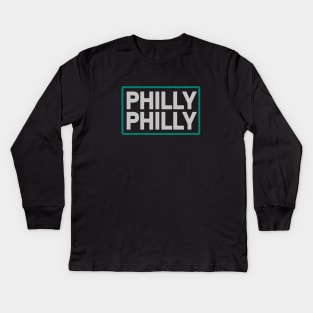 Philly Philly Dilly Philadelphia Philly Special Kids Long Sleeve T-Shirt